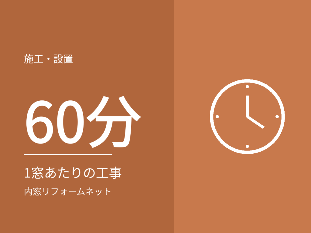 内窓の工事は1窓60分。採寸から設置までの流れと当日の準備